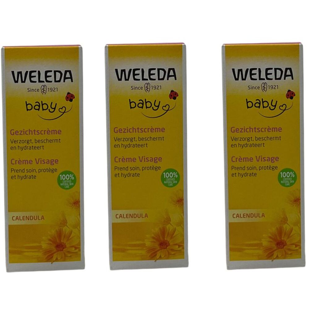 Weleda Baby Care Calendula Diaper Cream 2.8 oz Pack of 3
